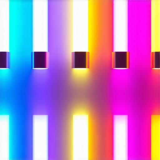 5 RGB Tube Light Spots for Mirror Reflections in 2026