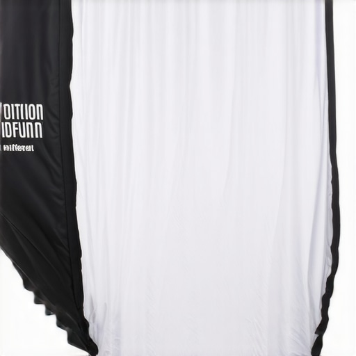 Softbox with diffusion material dispersing light evenly onto a model's face