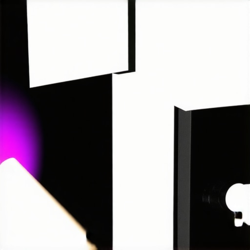 Person calibrating RGB tube light with colorimeter in studio.