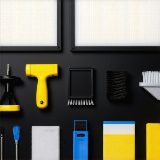 Tools and equipment for maintaining professional studio LED lights and softboxes