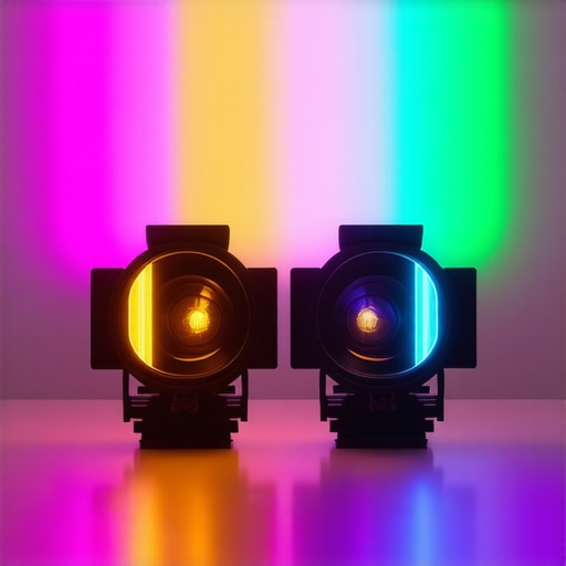 4 Stealthy RGB Tube Light Spots for Pro 2026 Studio Depth